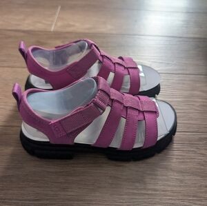 UGG | Kids Ashton Multi Strap Pink Chunky Fisherman Sandals